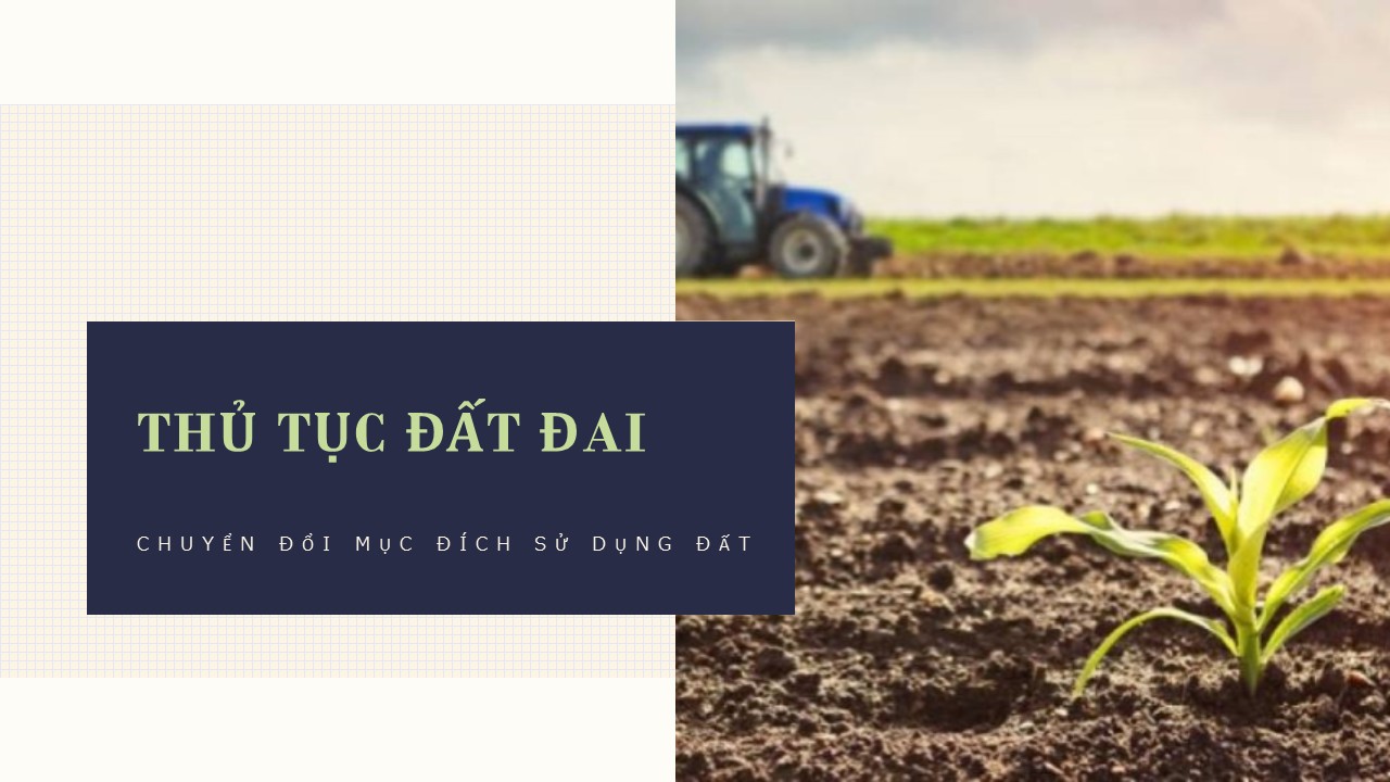 Chuyển mục đích sử dụng đất nông nghiệp (như đất lúa, đất trồng cây) sang đất ở (thổ cư) hoặc phi nông nghiệp